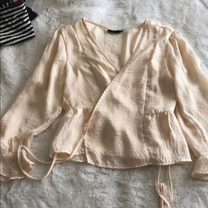 Cream blouse
